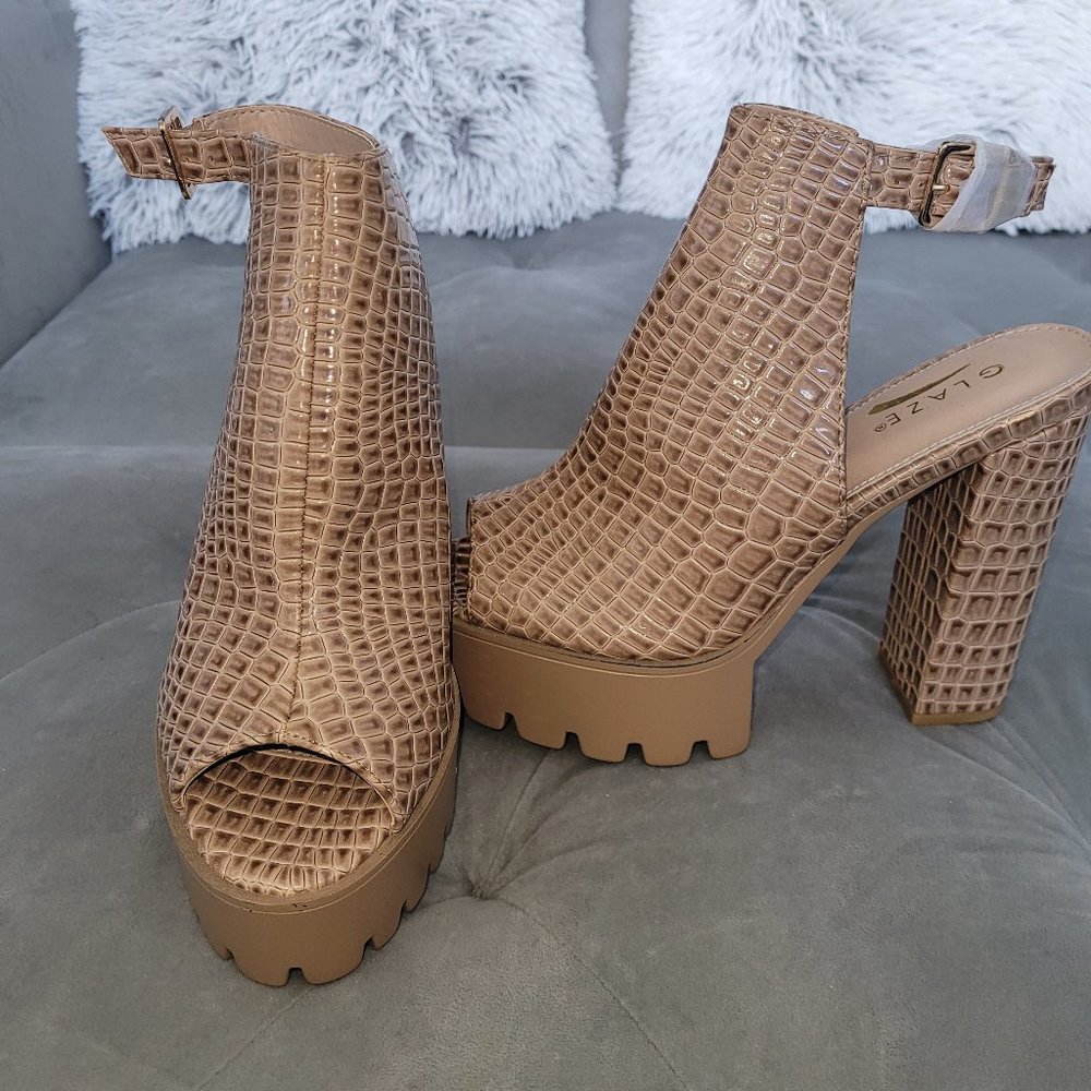 Wedge Women Open Toe Heels